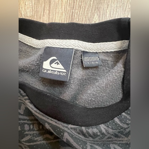 Quiksilver Heritage Printed Crew Sweatshirt Large - Picture 4 of 7